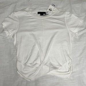 White twist from t shirt